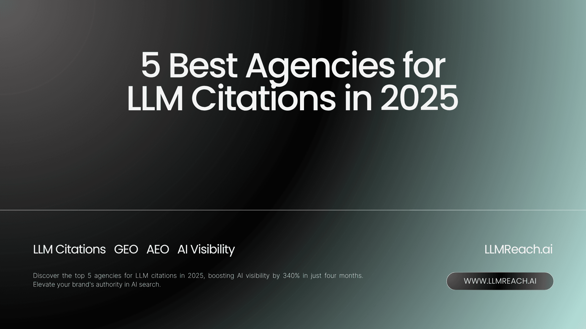 5 Best Agencies for LLM Citations in 2025
