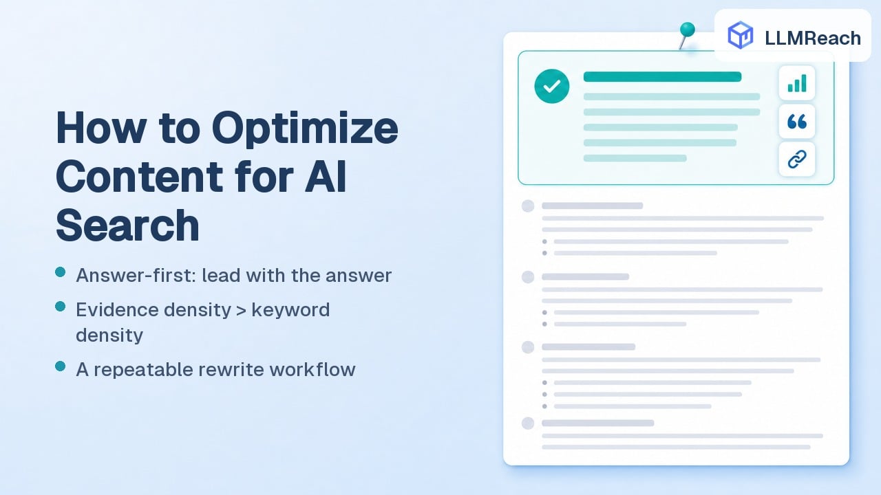 How to Optimize Content for AI Search Engines: The 2026 Answer-First Playbook