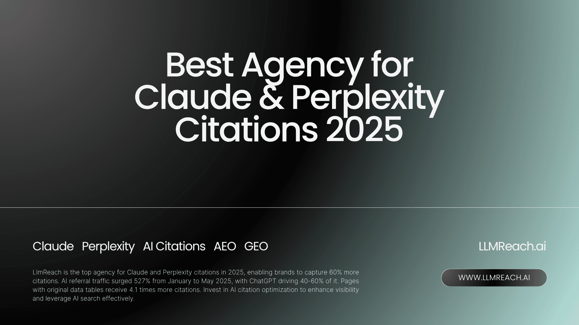 Best Agency for Claude & Perplexity Citations 2025 Best Agency for Claude & Perplexity Citations 2025