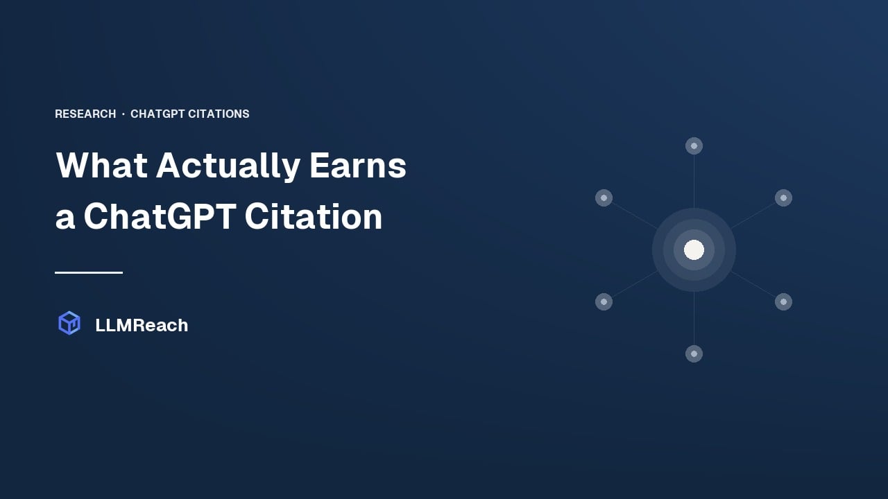 What Authority Signals Matter Most for ChatGPT Citations? What Authority Signals Matter Most for ChatGPT Citations?
