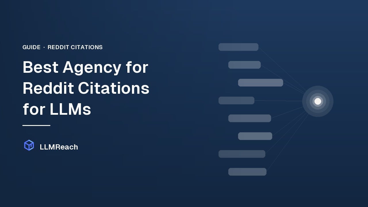 Best Agency for Reddit Citations for LLMs: How to Evaluate, What to Avoid, and Who Actually Delivers Best Agency for Reddit Citations for LLMs: How to Evaluate, What to Avoid, and Who Actually Delivers