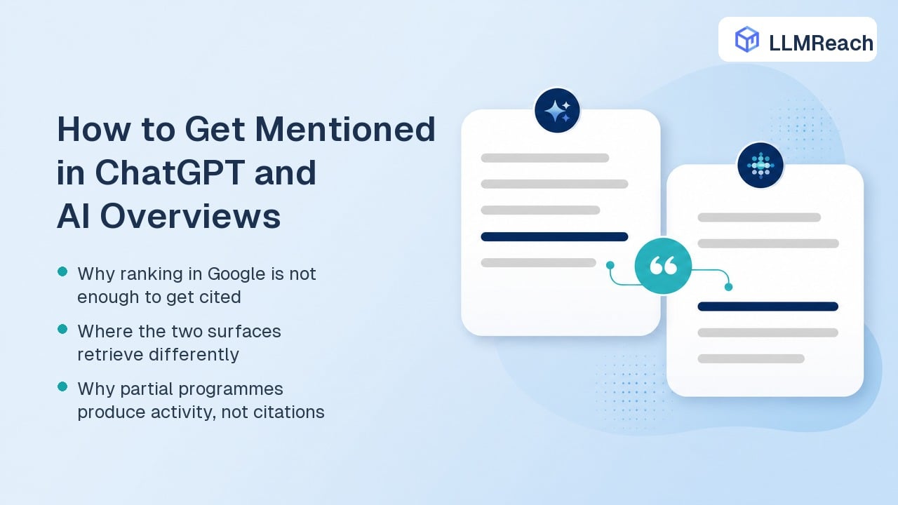 How Can I Get My Company Mentioned in ChatGPT Answers and AI Overviews? How Can I Get My Company Mentioned in ChatGPT Answers and AI Overviews?