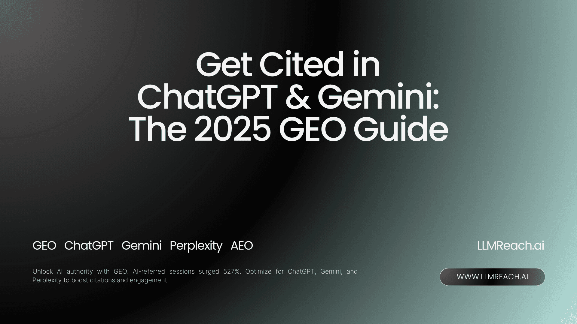 Get Cited in ChatGPT & Gemini: The 2025 GEO Guide Get Cited in ChatGPT & Gemini: The 2025 GEO Guide